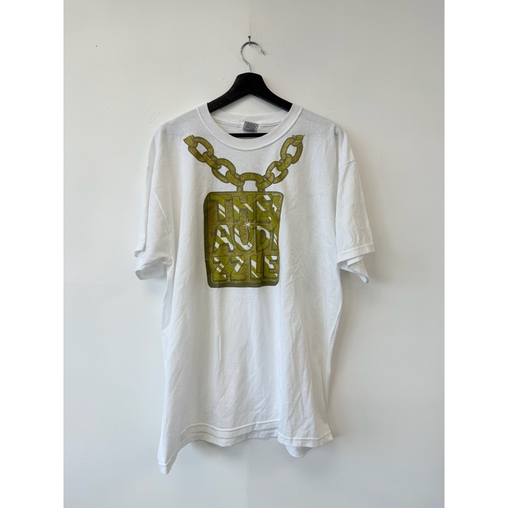 The Auditon Audizzle Shirt Mens XL Gold Chain Graphic Rock Band Tee